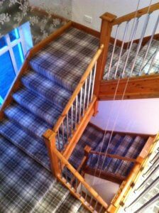 hotel grey staircase
